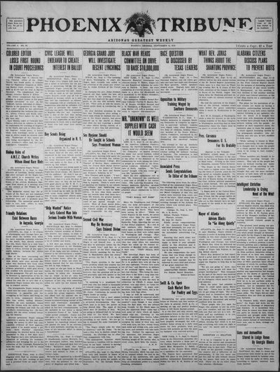 Phoenix Tribune, Sep 13, 1919