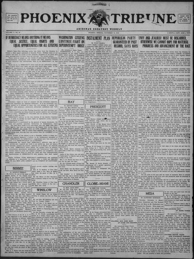 Phoenix Tribune, Nov 15, 1919