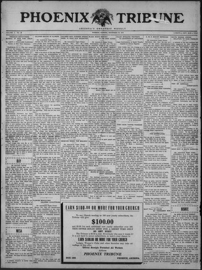 Phoenix Tribune, Nov 29, 1919