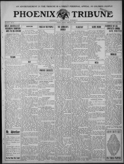 Phoenix Tribune, Feb 21, 1920