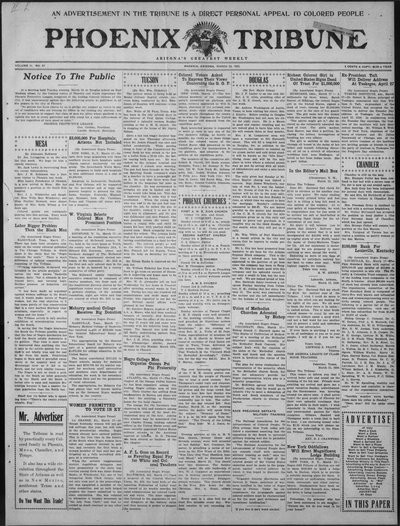 Phoenix Tribune, Mar 20, 1920