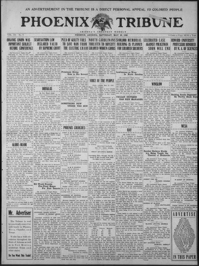 Phoenix Tribune, May 29, 1920