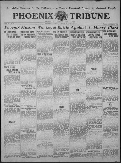 Phoenix Tribune, Oct 30, 1920
