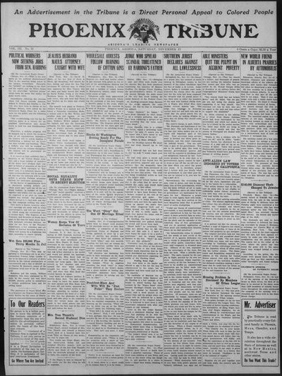 Phoenix Tribune, Nov 13, 1920