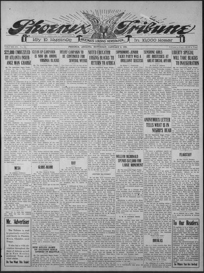 Phoenix Tribune, Jan 8, 1921