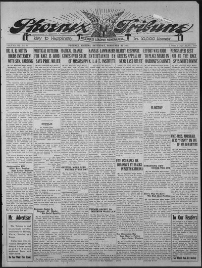 Phoenix Tribune, Feb 26, 1921