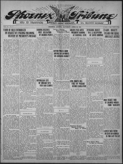 Phoenix Tribune, Apr 30, 1921