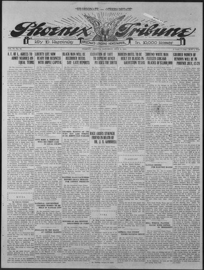 Phoenix Tribune, Jul 9, 1921