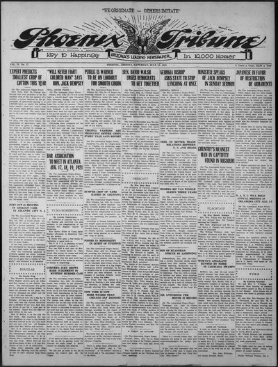 Phoenix Tribune, Jul 16, 1921