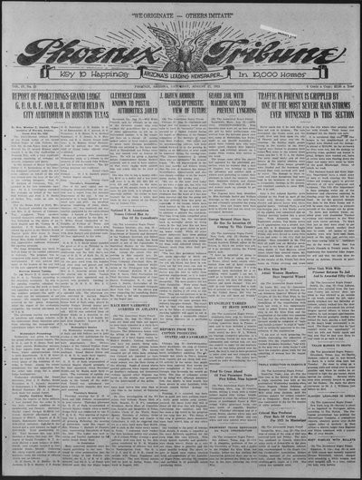 Phoenix Tribune, Aug 27, 1921
