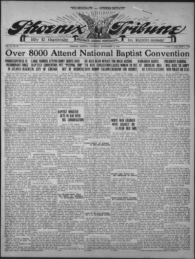 Phoenix Tribune, Sep 17, 1921
