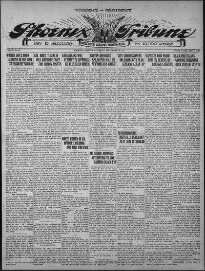 Phoenix Tribune, Sep 24, 1921