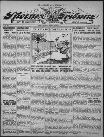 Phoenix Tribune, Oct 8, 1921