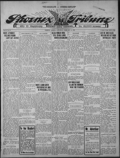 Phoenix Tribune, Feb 11, 1922
