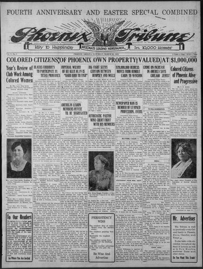 Phoenix Tribune, Mar 25, 1922