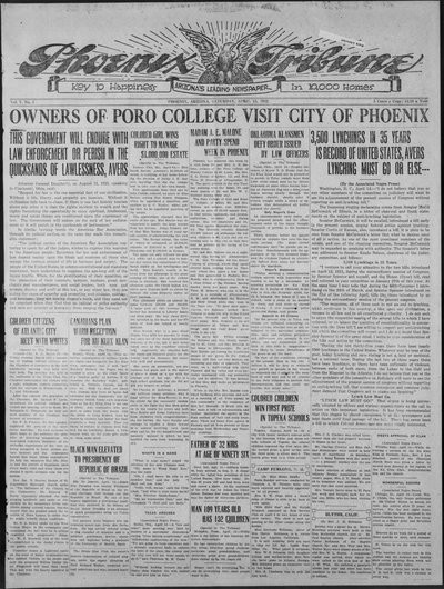 Phoenix Tribune, Apr 15, 1922