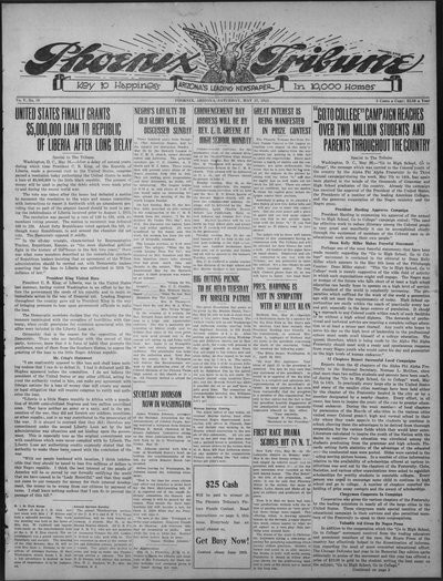 Phoenix Tribune, May 27, 1922