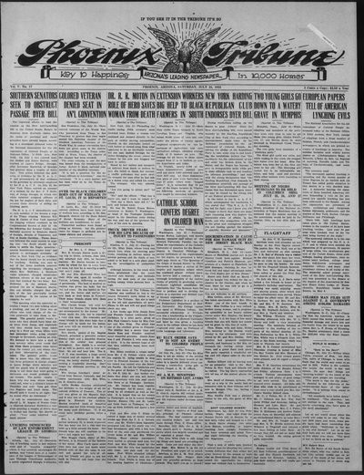 Phoenix Tribune, Jul 22, 1922