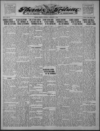 Phoenix Tribune, Feb 17, 1923