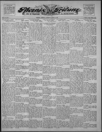 Phoenix Tribune, Jun 30, 1923