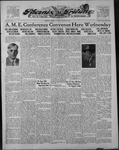 Phoenix Tribune, Aug 30, 1924