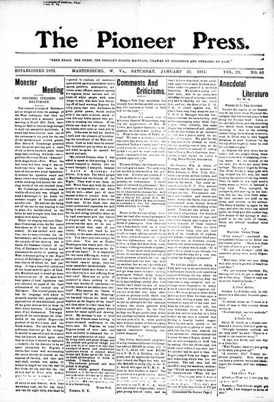 The Pioneer Press, Jan 21, 1911
