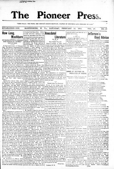 The Pioneer Press, Feb 11, 1911
