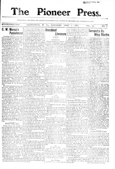 The Pioneer Press, Apr 8, 1911
