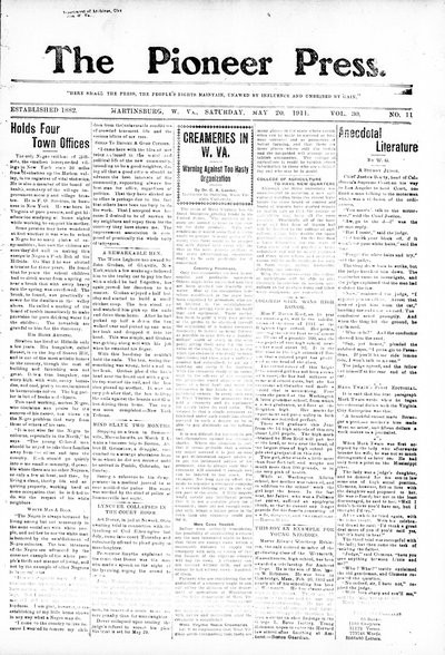 The Pioneer Press, May 20, 1911