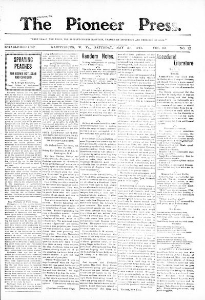 The Pioneer Press, May 27, 1911