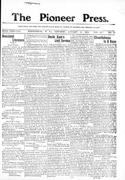 The Pioneer Press, Jan 13, 1912