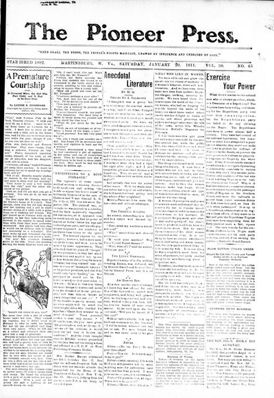 The Pioneer Press, Jan 20, 1912
