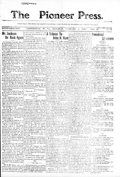 The Pioneer Press, Feb 8, 1913