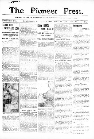 The Pioneer Press, Apr 19, 1913