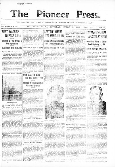 The Pioneer Press, Aug 9, 1913