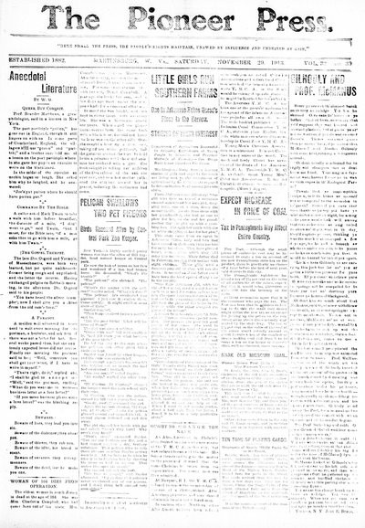 The Pioneer Press, Nov 29, 1913
