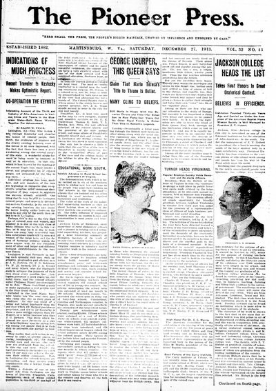 The Pioneer Press, Dec 27, 1913