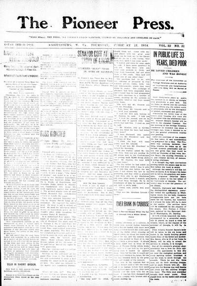 The Pioneer Press, Feb 21, 1914