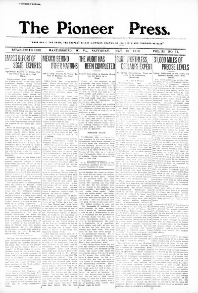 The Pioneer Press, May 16, 1914