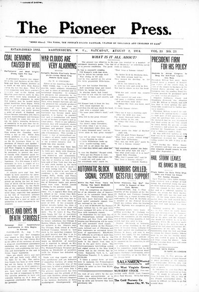The Pioneer Press, Aug 8, 1914