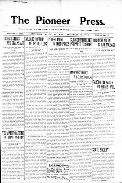 The Pioneer Press, Sep 19, 1914