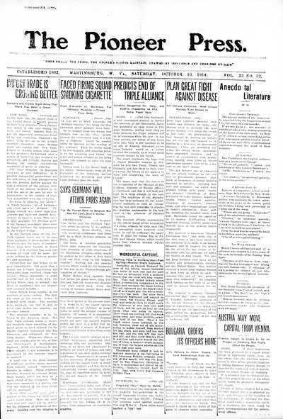 The Pioneer Press, Oct 10, 1914