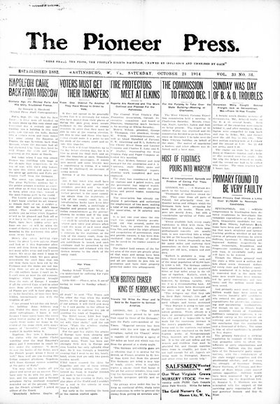 The Pioneer Press, Oct 24, 1914