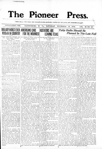 The Pioneer Press, Nov 14, 1914