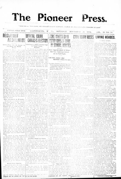 The Pioneer Press, Nov 21, 1914