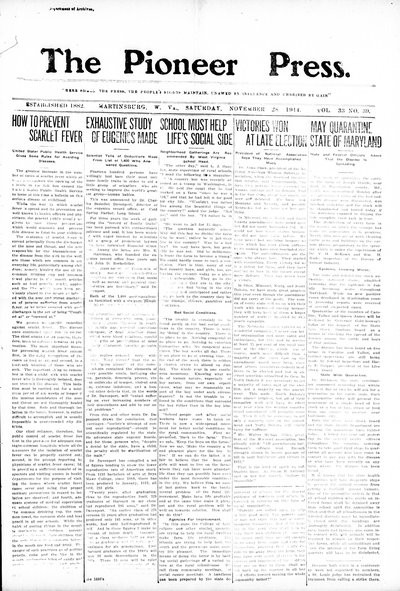 The Pioneer Press, Nov 28, 1914