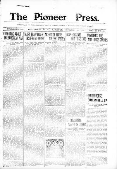The Pioneer Press, Dec 26, 1914