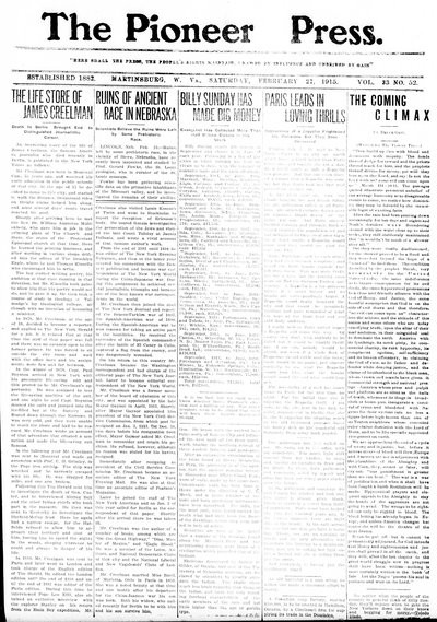 The Pioneer Press, Feb 27, 1915