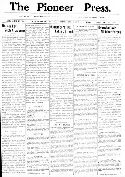 The Pioneer Press, Jul 31, 1915