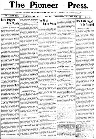 The Pioneer Press, Sep 25, 1915